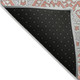 3' X 5' Salmon Gray And Taupe Floral Washable Indoor Outdoor Area Rug