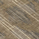 10' X 14' Taupe Gray And Ivory Striped Washable Indoor Outdoor Area Rug