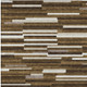 5' X 8' Brown And Ivory Striped Washable Indoor Outdoor Area Rug
