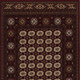 8' Red And Ivory Floral Medallion Runner Rug