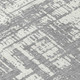 5' X 8' Gray And Ivory Abstract Washable Indoor Outdoor Area Rug