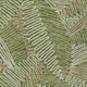 8' X 10' Olive Green Brown And Ivory Floral Washable Indoor Outdoor Area Rug