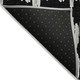 9' X 12' Black Ivory And Gray Striped Washable Indoor Outdoor Area Rug