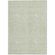 8' X 10' Artichoke Green And Gray Geometric Washable Indoor Outdoor Area Rug