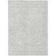 9' X 12' Silver And Gray Geometric Washable Indoor Outdoor Area Rug