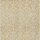 10' X 14' Gold And Beige Damask Washable Indoor Outdoor Area Rug