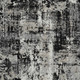 3' X 5' Black And Gray Abstract Washable Indoor Outdoor Area Rug