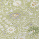 5' X 8' Artichoke Green Gray And Ivory Oriental Washable Indoor Outdoor Area Rug