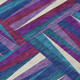 10' X 14' Purple Ivory And Teal Blue Geometric Washable Indoor Outdoor Area Rug