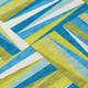 9' X 12' Teal Blue Green And Ivory Geometric Washable Indoor Outdoor Area Rug