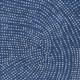 9' X 12' Navy Blue Gray And Ivory Polka Dot Washable Indoor Outdoor Area Rug