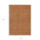 5' X 8' Brown Gray And Gold Polka Dot Washable Indoor Outdoor Area Rug