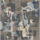 9' X 12' Taupe Gray And Beige Abstract Washable Indoor Outdoor Area Rug