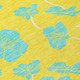 10' X 14' Yellow And Aqua Floral Washable Indoor Outdoor Area Rug