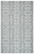 5' X 8' Blue And White Indoor Outdoor Area Rug