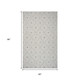 5' X 8' Blue And Gray Indoor Outdoor Area Rug