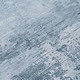 8' X 10' Denim Blue And Silver Abstract Washable Indoor Outdoor Area Rug