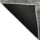 8' Gray Black And Brown Round Abstract Washable Indoor Outdoor Area Rug