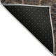 10' X 14' Brown Tan And Charcoal Damask Washable Indoor Outdoor Area Rug