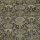 5' X 8' Charcoal And Beige Damask Washable Indoor Outdoor Area Rug