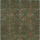 3' X 5' Emerald Brown And Red Floral Washable Indoor Outdoor Area Rug