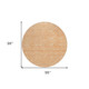 8' Salmon Round Floral Washable Indoor Outdoor Area Rug