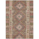 9' X 12' Brown Geometric Washable Indoor Outdoor Area Rug