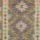 3' X 5' Green Geometric Washable Indoor Outdoor Area Rug