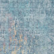 5' X 8' Blue Abstract Washable Indoor Outdoor Area Rug