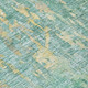 9' X 12' Teal Blue Abstract Washable Indoor Outdoor Area Rug