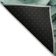 9' X 12' Teal Blue Abstract Washable Indoor Outdoor Area Rug