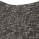 22" Black Weave Linen Throw Pillow Cover