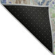 10' X 14' Beige Blue And Green Geometric Washable Indoor Outdoor Area Rug