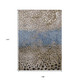 9' X 12' Khaki And Taupe Abstract Washable Indoor Outdoor Area Rug