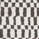 5' X 7' Gray And Beige Geometric Berber Washable Area Rug With UV Protection