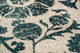 8' X 11' Beige And Blue Tribal Washable Area Rug With UV Protection