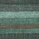 9' X 12' Teal Blue And Taupe Striped Washable Indoor Outdoor Area Rug