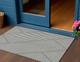 3' X 5' White And Black Geometric Washable Indoor Outdoor Area Rug