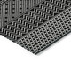 8' X 10' Black And Ivory Chevron Washable Indoor Outdoor Area Rug