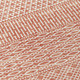 10' X 14' Salmon And Ivory Chevron Washable Indoor Outdoor Area Rug