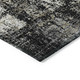 3' X 5' Black Ivory And Beige Abstract Washable Indoor Outdoor Area Rug