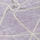 8' Lavender And Ivory Round Geometric Washable Indoor Outdoor Area Rug