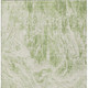 9' X 12' Sage And Ivory Abstract Washable Indoor Outdoor Area Rug