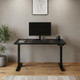 48" Adjustable Black Stainless Steel Standing Desk