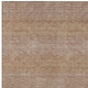 9' X 12' Beige And Brown Striped Washable Indoor Outdoor Area Rug