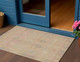 3' X 5' Tan Pink And Yellow Floral Medallion Washable Indoor Outdoor Area Rug