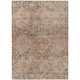 8' X 10' Copper And Gray Geometric Washable Indoor Outdoor Area Rug