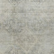 10' X 14' Pewter And Silver Geometric Washable Indoor Outdoor Area Rug