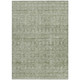10' X 14' Sage And Beige Striped Washable Indoor Outdoor Area Rug
