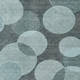 10' X 14' Teal Blue And Pale Aqua Geometric Washable Indoor Outdoor Area Rug